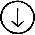 Arrow Circle Down SVG Icon